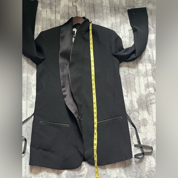 Isabel MARANT pour H&M Wool Tuxedo Jacket in Black - Size 4 - Picture 5 of 8